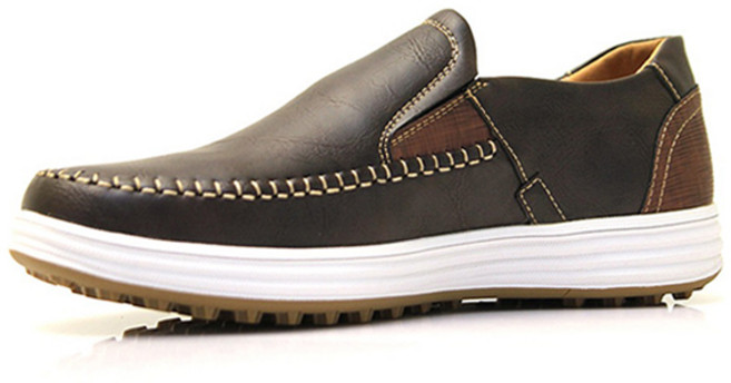 트리샤 남성용 쿠션좋은 가죽 캐주얼화 BKHB039