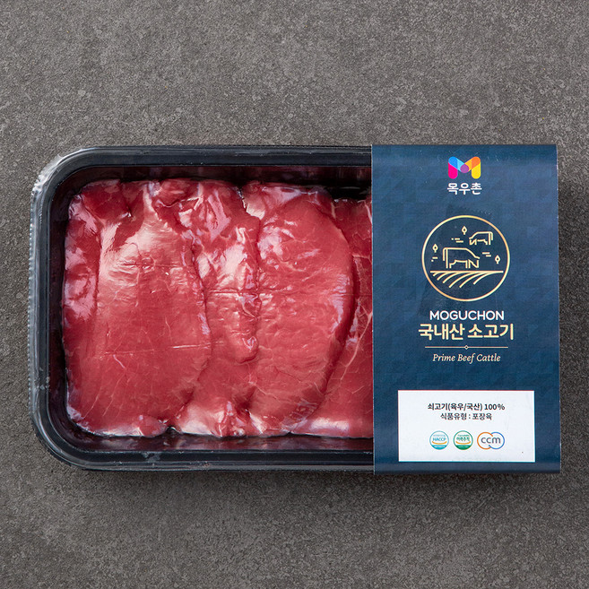 목우촌 국내산 소고기 우둔 육전용 (냉장), 300g, 1팩