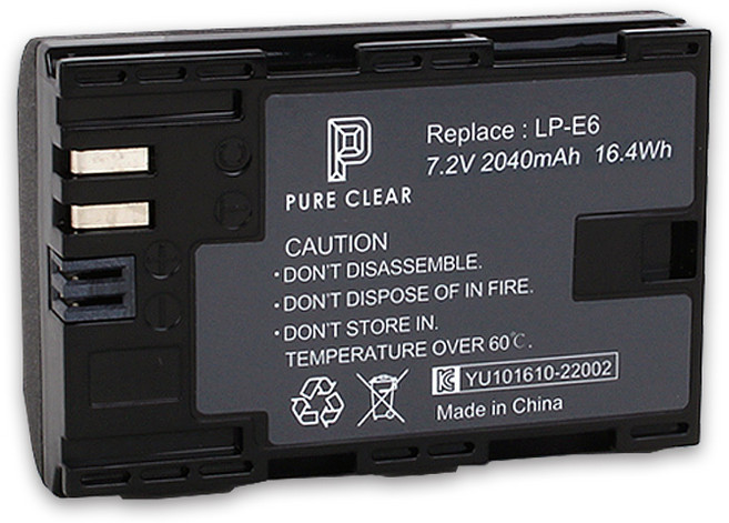 퓨어클리어 캐논 LP-E6 호환 배터리