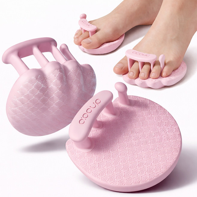 동핏랩 발가락 스트레칭 하체 밸런스 패드 2P, 소프트핑크, 1세트