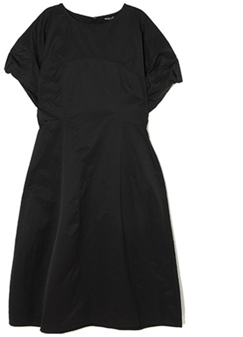 랩 볼륨 소매 플레어 원피스 AQ2WOM63