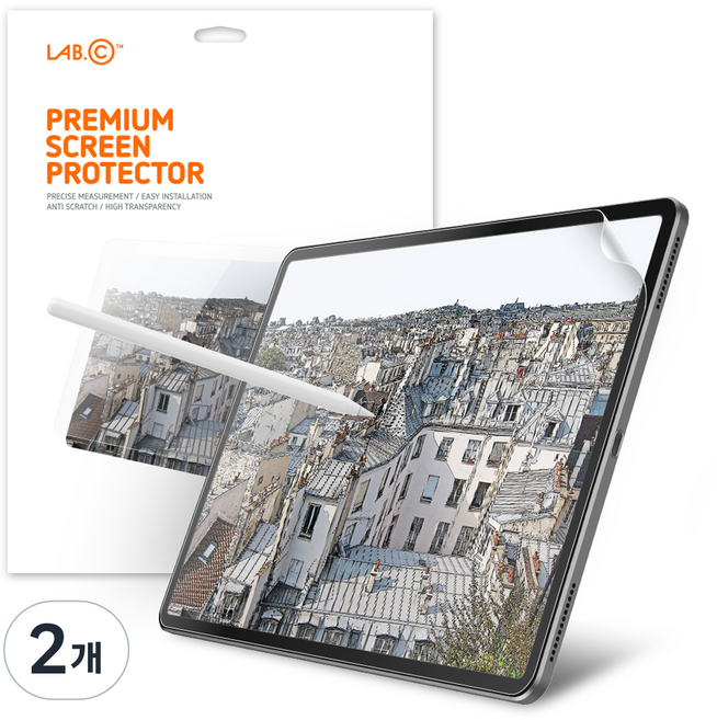 랩씨 종이질감 스케치 필름, 2개