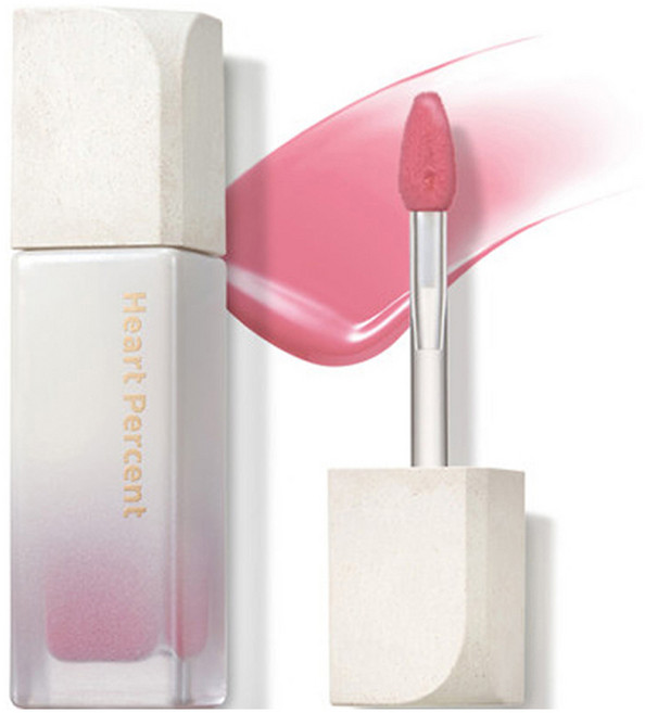 하트퍼센트 도트 온 무드 퓨어 글로우 틴트, 02 핑크로즈, 1개