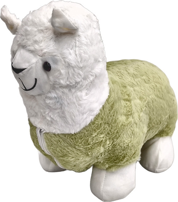 羊駝椅凳 小, 綠色, 1個