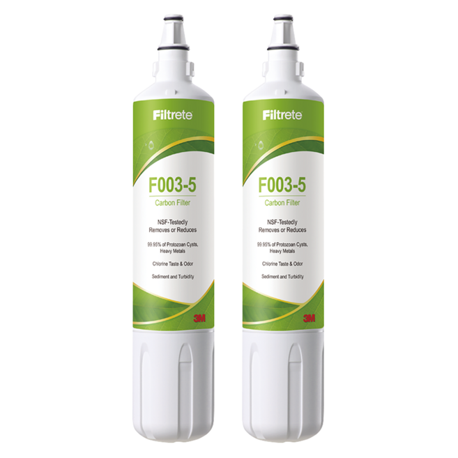 3M Filtrete 淨呼吸 DIY淨水器替換濾心 2個, 白色, 1組