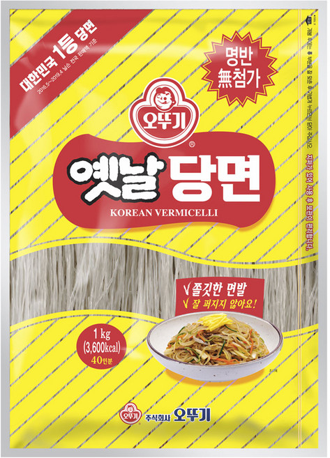 오뚜기옛날 당면, 1kg, 1개