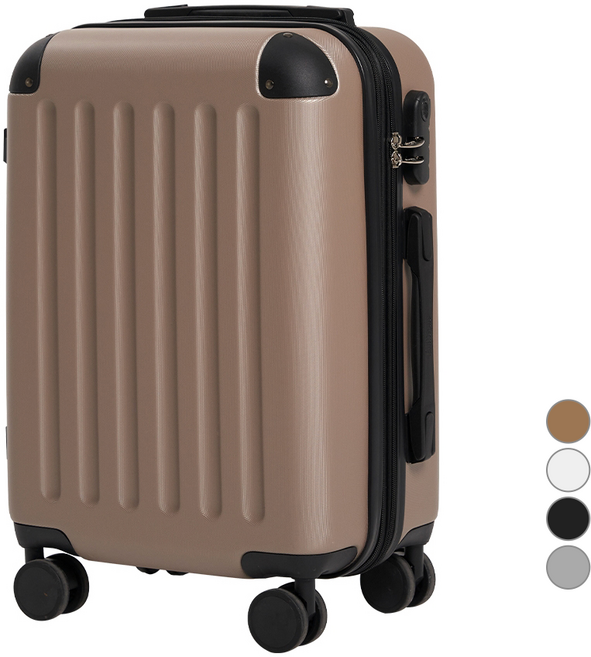 루디크 보르도 여행용 확장형 하드캐리어 20인치 24인치 28인치