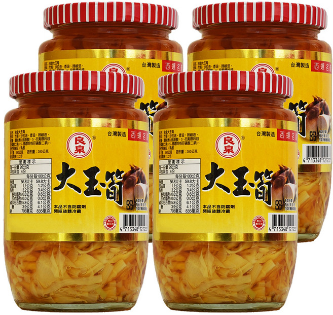 良泉 大玉筍, 380g, 4罐