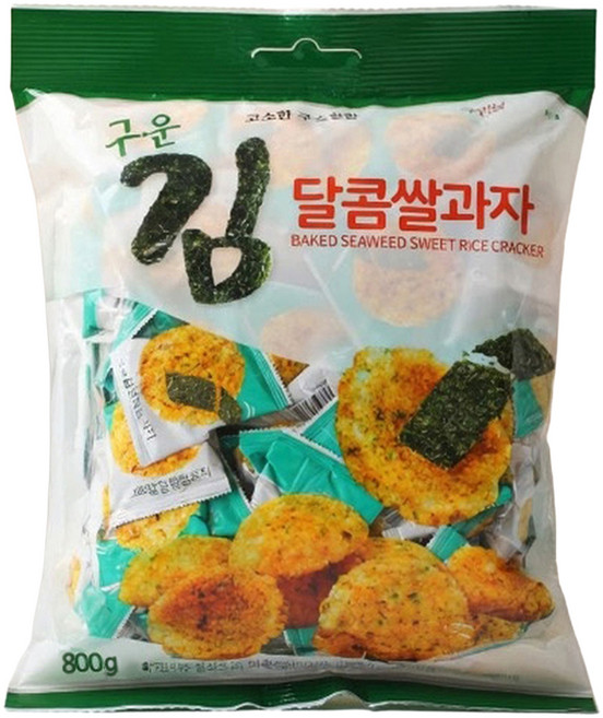 구운김 달콤 쌀과자, 1개