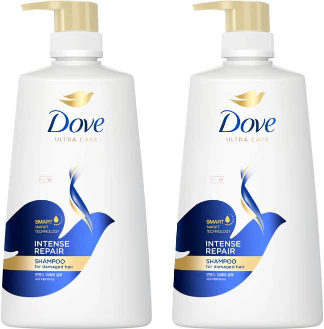 도브 인텐스 리페어 샴푸, 680ml, 2개 - 쿠팡