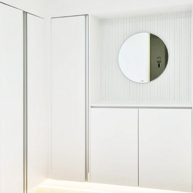 LG하우시스 인테리어필름 비방염 접착식 컬러 가구리폼 단색시트지, HS001화이트, 1220mm x 2.5m x 0.2mm