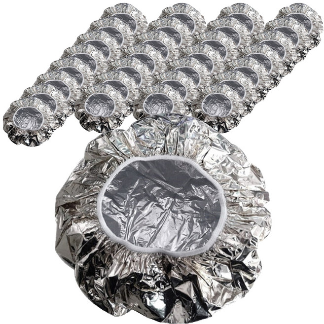 전문가용 은박 호일코딩 헤어캡, 40개