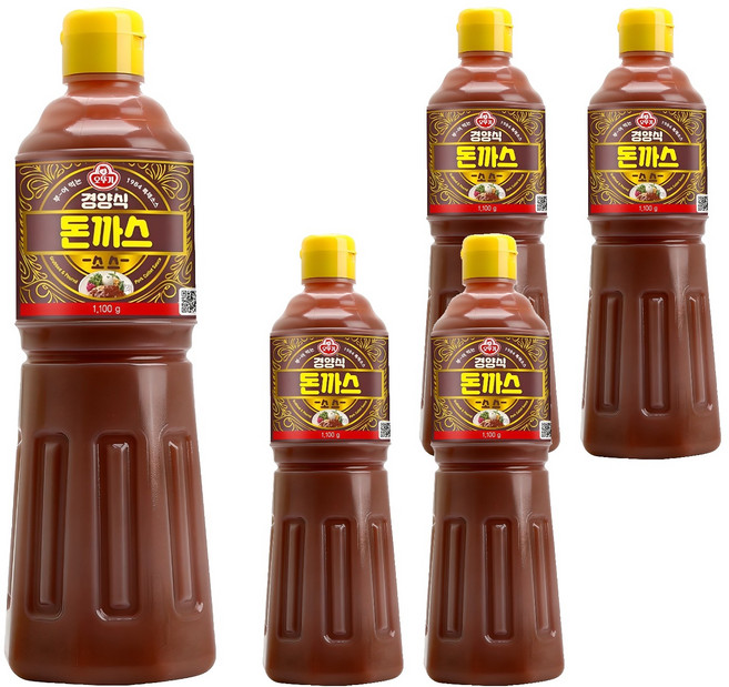 오뚜기 경양식 돈까스소스, 1.1kg, 5개