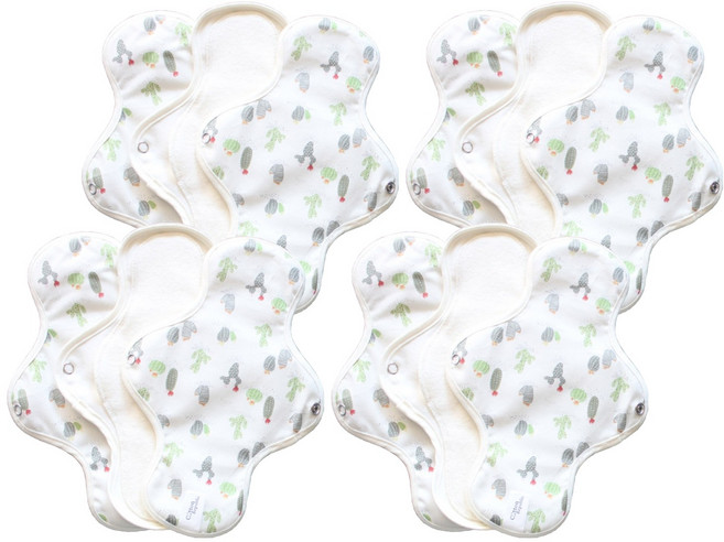 코튼리퍼블릭 아덴트러브 날개형 순면생리대, 대형, 3개입, 4개