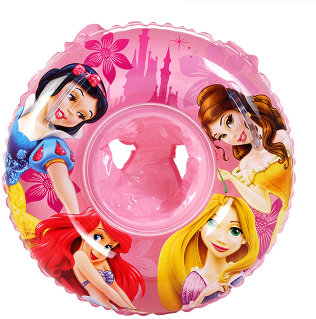 Disney Princesses 迪士尼公主 迪士尼造型泳圈 盒裝有座墊 60cm, 公主 粉色, 1盒