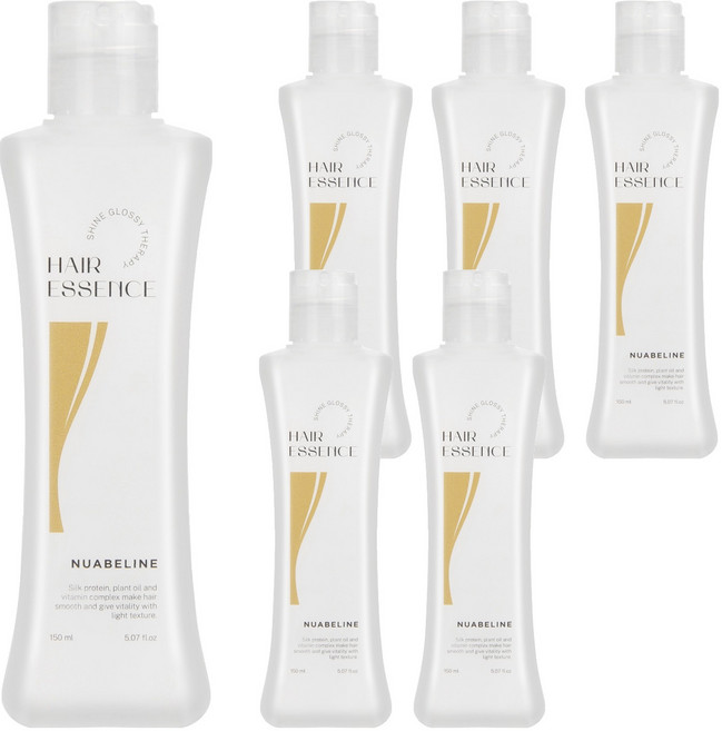 누아벨린 샤인글로시 테라피 헤어 에센스, 150ml, 6개