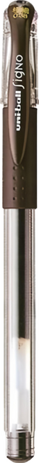 Uni 三菱 SigNo 中性鋼珠筆 0.28mm, 深棕色, 1支