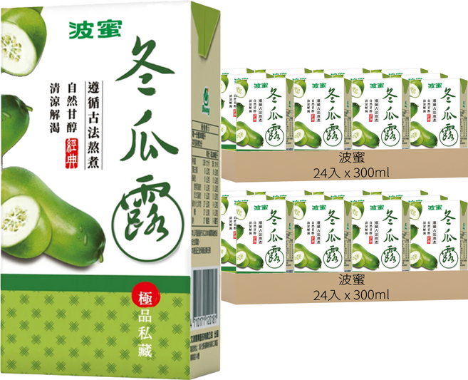 波蜜 冬瓜露, 300ml, 48入