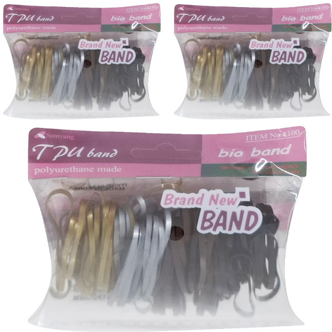 韓國 Samyang 橡皮筋 27 GS 3個, 大盒, 1組