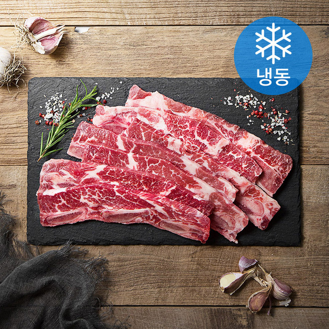 미트엔조이 미국산 LA 꽃갈비 (냉동), 2kg, 1개