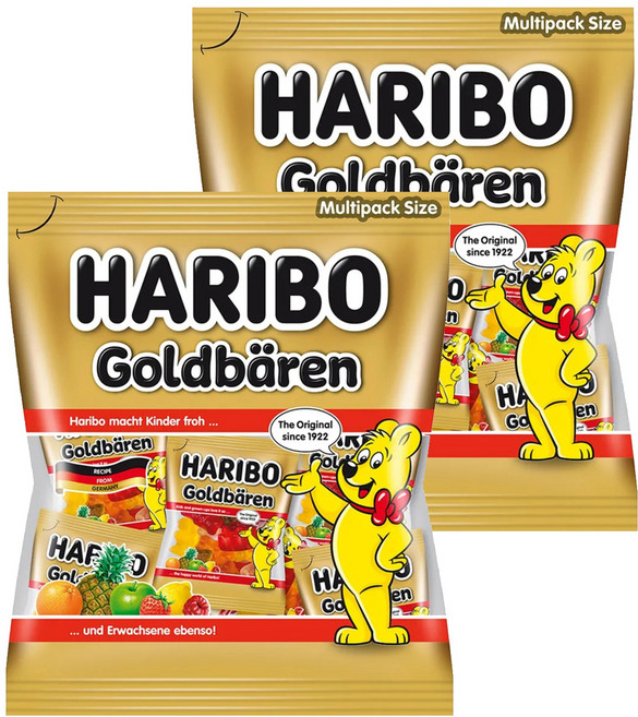 HARIBO 金熊Q軟糖分享包, 250g, 2袋