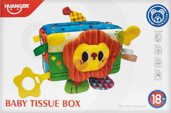 PLAYFUL TOYS 頑玩具 抽紙盒玩具, 混和顏色, 1個