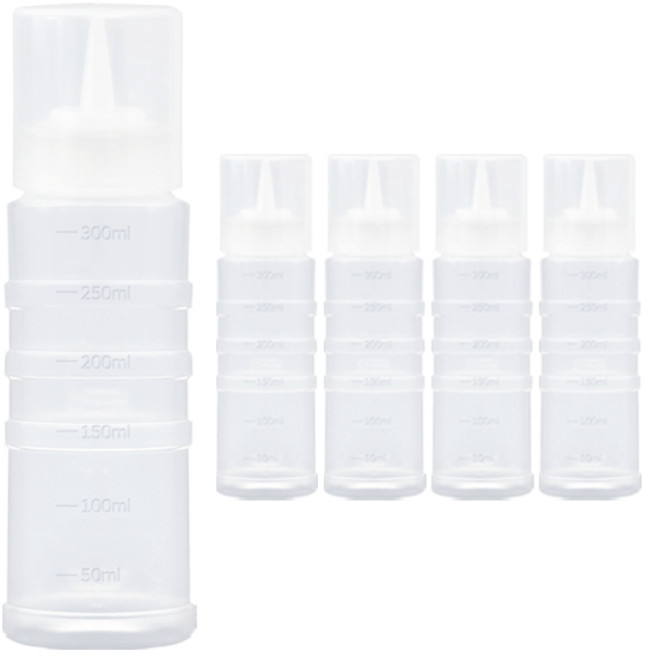일상속반짝 국내생산 잘라쓰는 소스통 1구 뚜껑 포함, 300ml, 5개