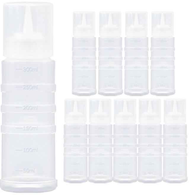 일상속반짝 국내생산 잘라쓰는 소스통 1구 뚜껑 포함, 300ml, 10개