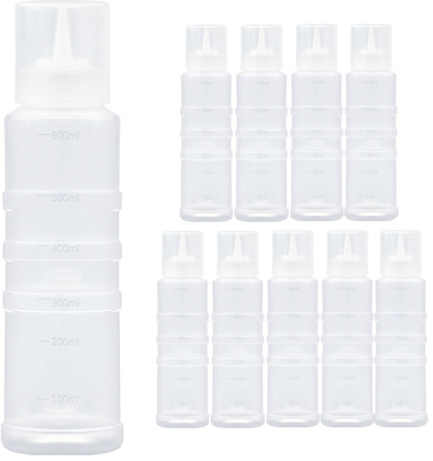 일상속반짝 국내생산 잘라쓰는 소스통 1구 뚜껑 포함, 600ml, 10개