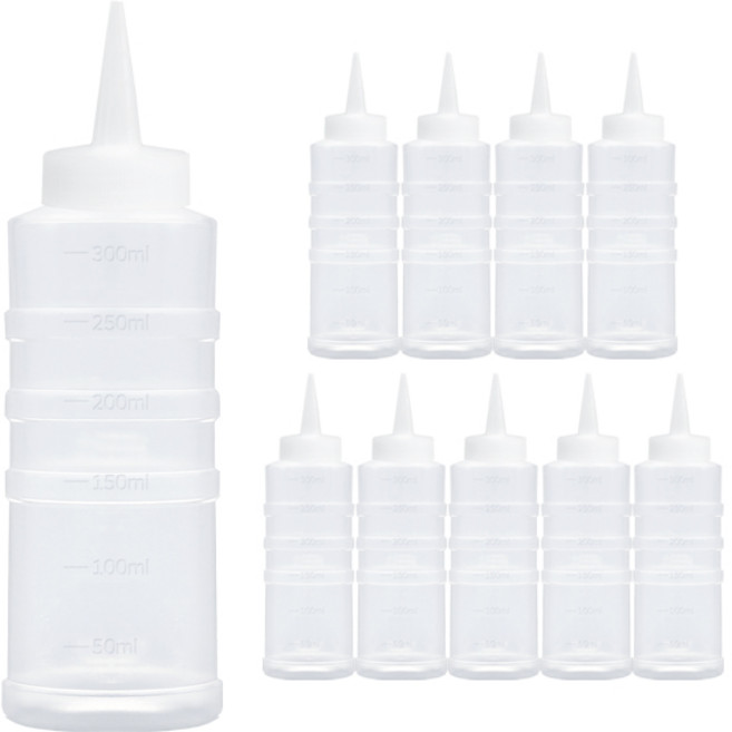 일상속반짝 국내생산 잘라쓰는 소스통 1구 뚜껑 미포함, 300ml, 10개