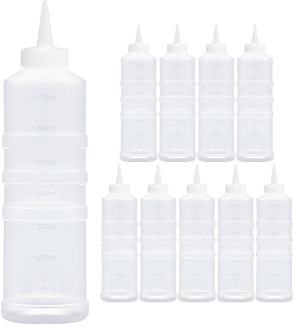 일상속반짝 국내생산 잘라쓰는 소스통 1구 뚜껑 미포함, 700ml, 10개