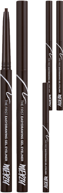 머지 더 퍼스트 이지드로잉 젤 아이라이너 0.14g, EG2 체스트넛, 4개