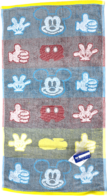 LIFE 來福牌 迪士尼毛巾 33x76公分 100%棉, 賓果米奇, 3條