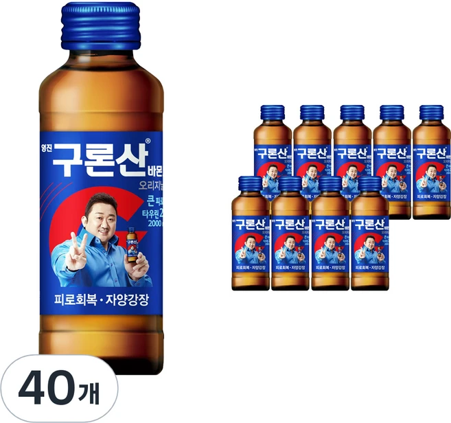 영진구론산 바몬드 오리지날 피로회복제, 150ml, 40개 - 쿠팡