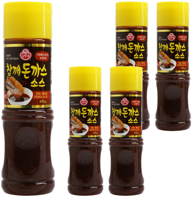 오뚜기 참깨 돈까스 소스 S, 470g, 5개