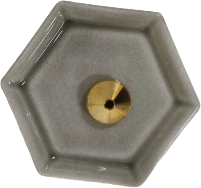 KOH 美濃燒 香立 線香座, 灰色