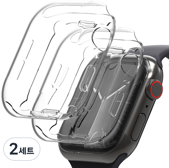 누아트 호환 호환 풀커버 TPU 젤리케이스 2p, 투명, 2세트