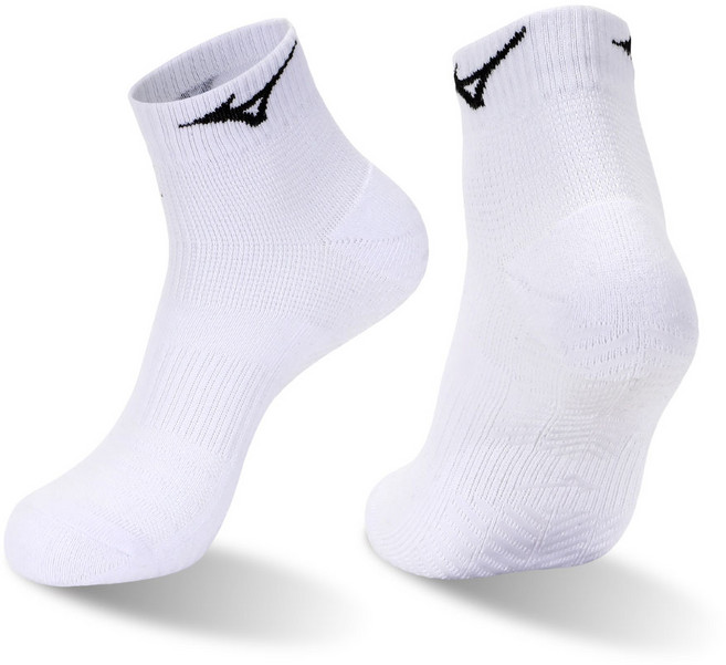 미즈노 논슬립 코어 앵클 스포츠 양말, 화이트, 1세트