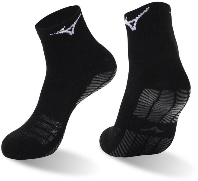 미즈노 논슬립 코어 앵클 삭스, 블랙, 1세트