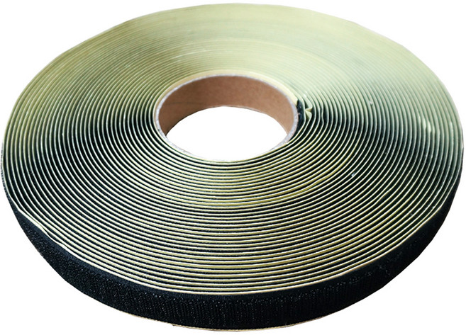 찍찍이 벨크로 접착식 테이프 까슬이 블랙 2.5cm x 18m, 1개