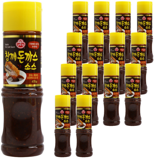 오뚜기 참깨 돈까스 소스, 470g, 15개