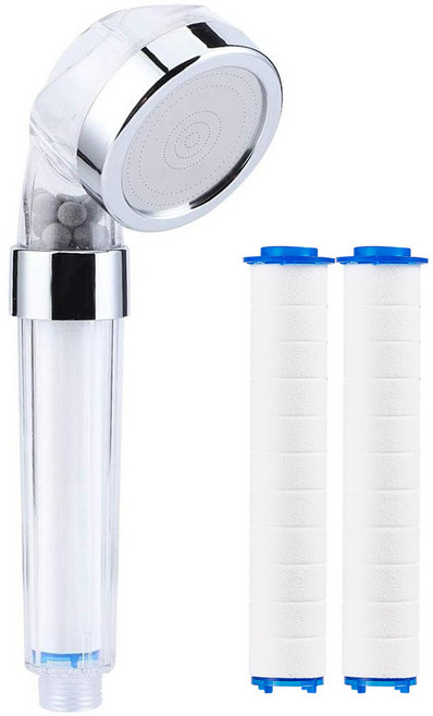 comet 增強水壓過濾蓮蓬頭 + 補充濾芯 2個, 1組