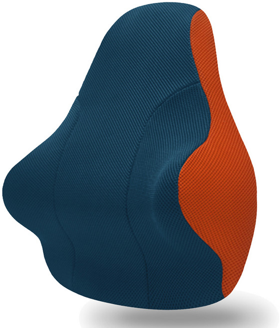 베네폼 허리소프트 쿠션, 오렌지 + 네이비