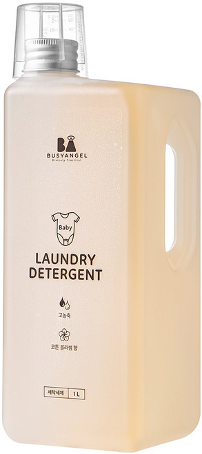 비지엔젤 초고농축 아기 세탁세제 코튼블라썸, 1개, 1L