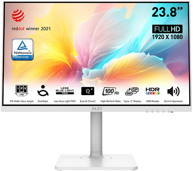 msi 微星 Modern 平面美型螢幕, 24吋, MD2412PW