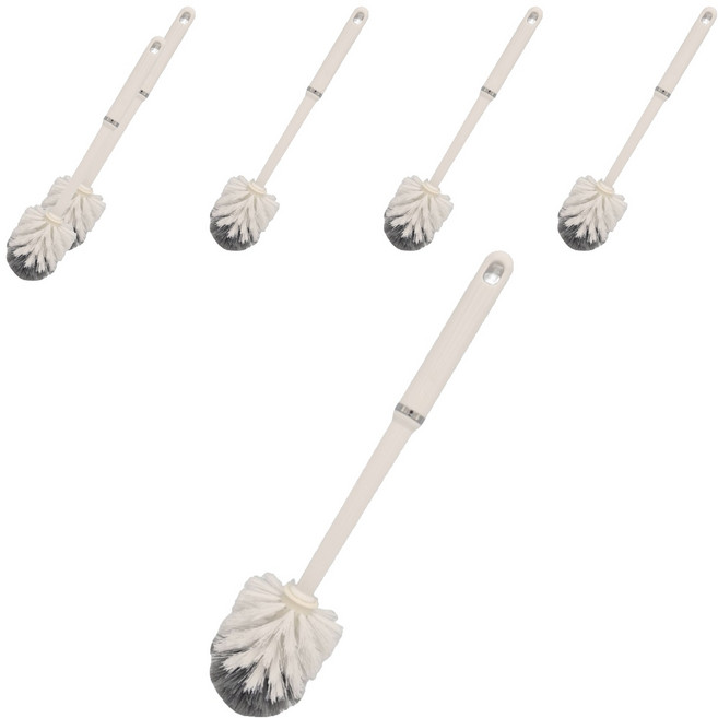 삼정크린마스터 원형 변기솔 2호, 혼합색상, 6개