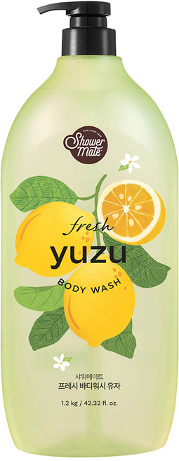 샤워메이트 프레시 바디워시 유자, 1.2kg, 1개