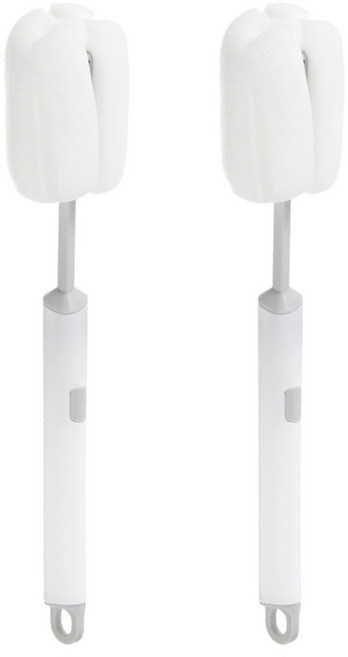 comet Home 水瓶清潔海綿刷 27 x 5cm, 白色, 2支