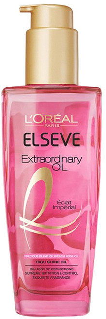 L'OREAL PARiS 巴黎萊雅 金緻護髮精油 玫瑰精華, 100ml, 1瓶