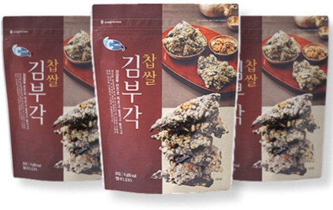 예맛 찹쌀 김부각, 70g, 3개